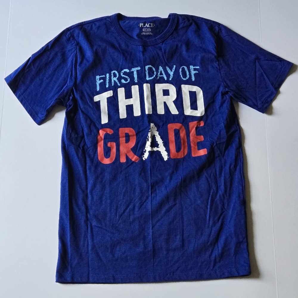 The Children's Place/'First Day of‎ Third Grade' Kids T-Shirt/Size 10-12
